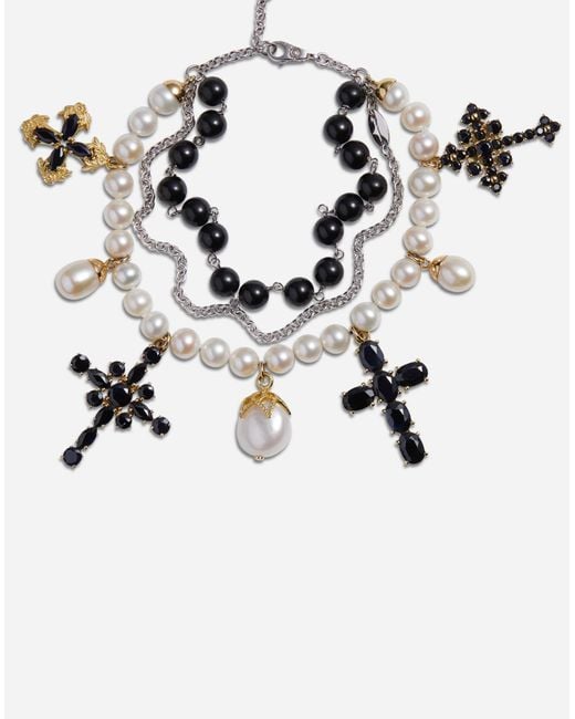 Dolce & Gabbana White Sicily Bracelet 18-Carat And And Sapphires