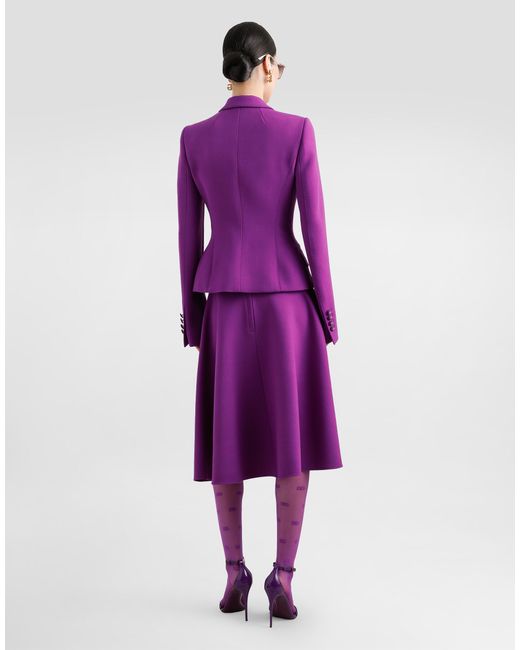 Dolce & Gabbana Purple 'Dolce' Blazer