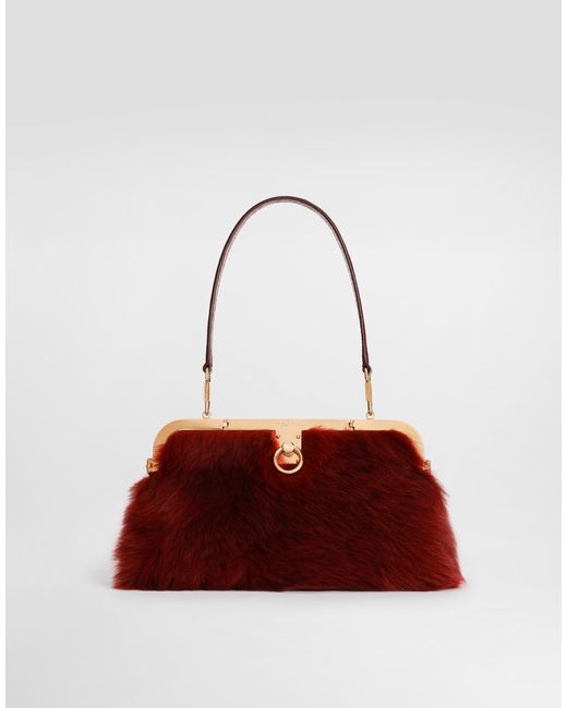 Dolce & Gabbana Red Amanda Handbag