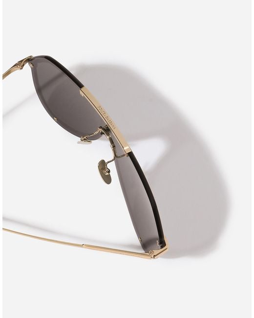 Lunettes De Soleil Metal Classic Dolce & Gabbana pour homme en coloris Black