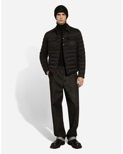 Giubbotto Imbottito di Dolce & Gabbana in Black da Uomo