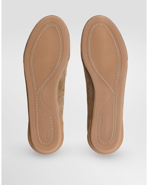 Dolce & Gabbana Brown Suede Lipari for men