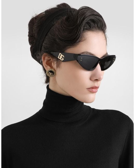 Pendientes De Clip Like A Virgin Dolce & Gabbana de color Metallic