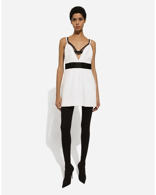 Dolce & Gabbana White Abito