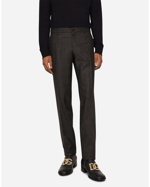 Stretch shop plaid pants