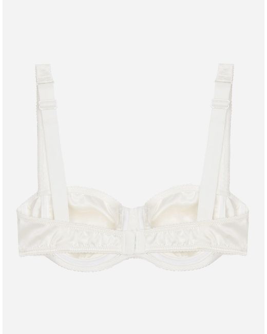Dolce & Gabbana バルコネットブラ サテン Natural
