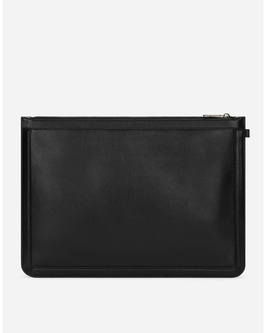 Pouch Grande di Dolce & Gabbana in Black da Uomo