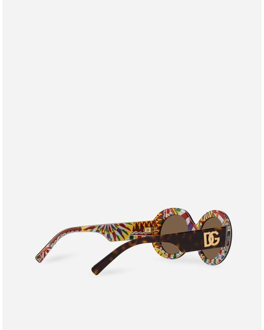 Dolce & Gabbana 「Dgロゴ」 サングラス Brown