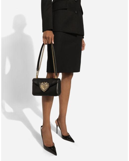 Dolce & Gabbana ディヴォーション ショルダーバッグ Black