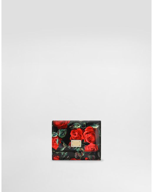 Dolce & Gabbana White Polished Calfskin Wallet