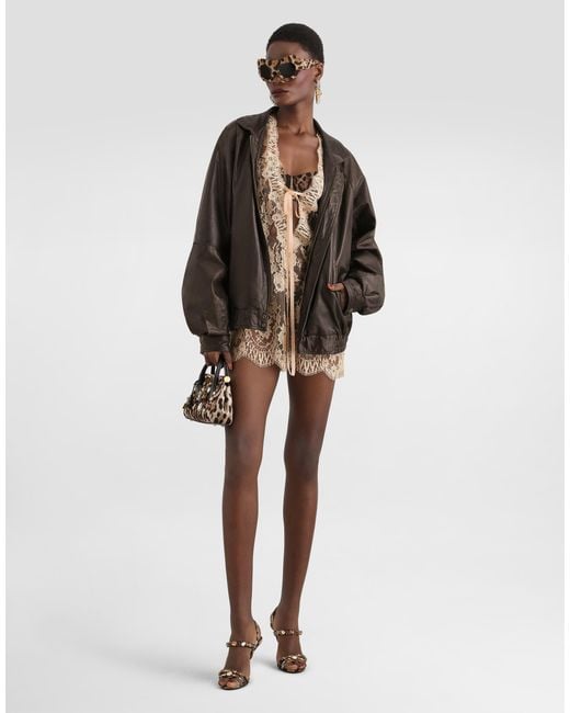 Dolce & Gabbana Natural Lace Dress