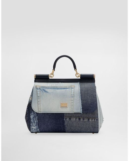 Dolce & Gabbana Blue Medium Sicily Bag