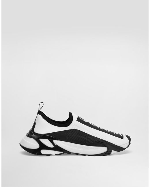 メンズ Dolce & Gabbana ソレント スニーカー ストレッチメッシュ ロゴ White