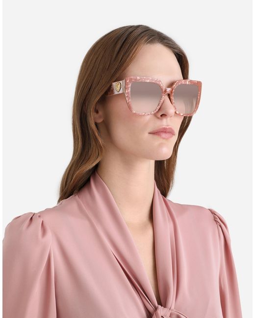 Dolce & Gabbana Pink Devotion Sunglasses
