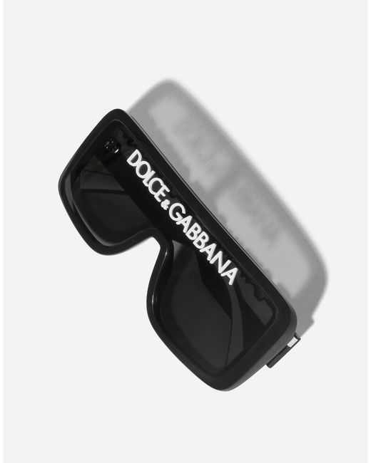Dolce & Gabbana Black Dg Logo Sunglasses
