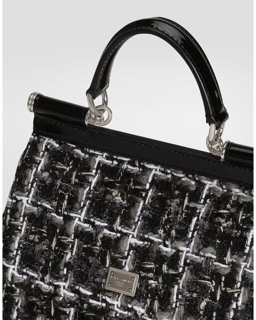 Dolce&Gabbana SICILY ミディアム ハンドバッグ Blueのウィメンズ Elongated medium Sicily handbag