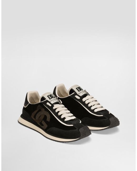 Sneaker Dg Cushion di Dolce & Gabbana in Black da Uomo