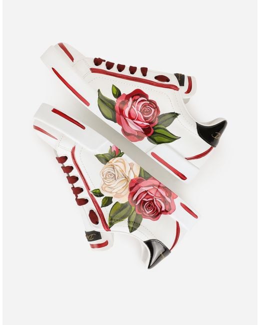 Dolce & Gabbana White Dglimited Portofino Sneakers