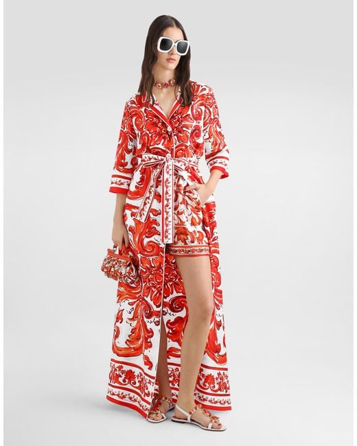 Dolce & Gabbana Red Cappotto