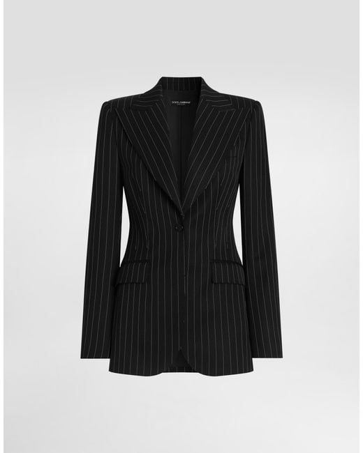 Dolce & Gabbana Black Turlington Single-Breasted Jacket