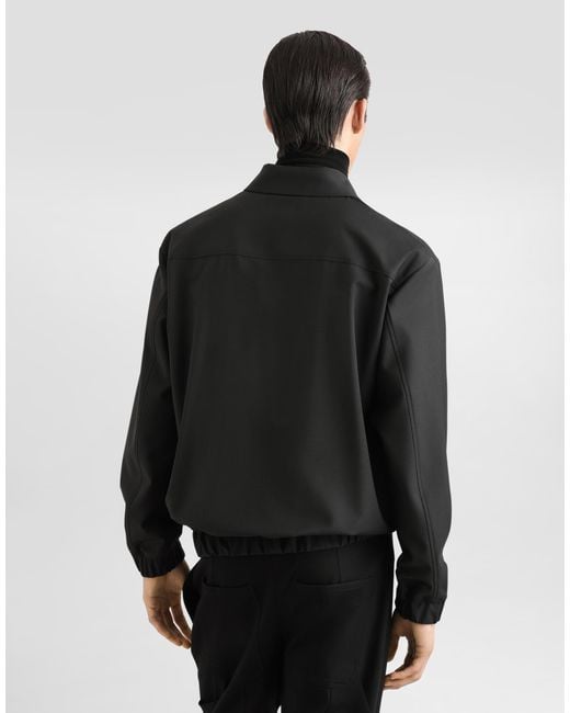 Dolce & Gabbana Black Giubbotto for men