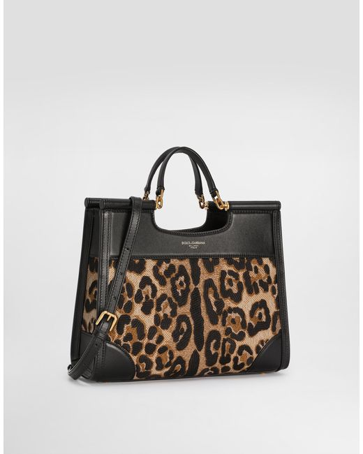 Dolce & Gabbana Multicolor Small Sicily Shopper