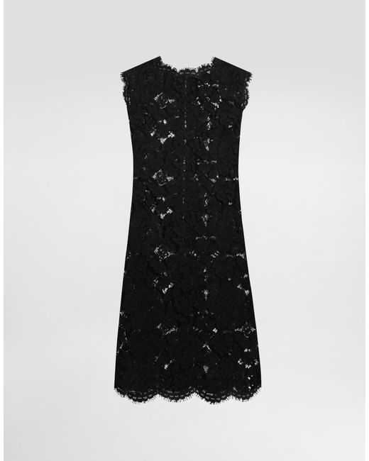 Dolce & Gabbana Black A Line Dress