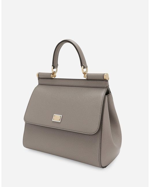 Borsa Sicily Piccola di Dolce & Gabbana in White