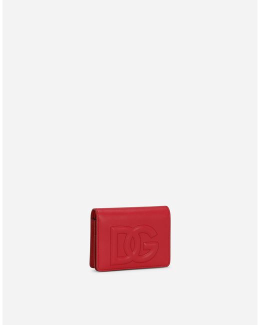 Dolce & Gabbana Dg Logo コンチネンタルウォレット Red