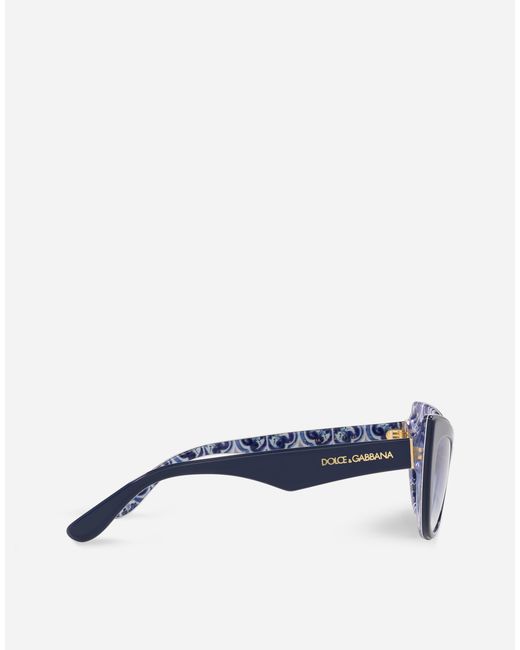 Dolce & Gabbana Blue New Print Sunglasses