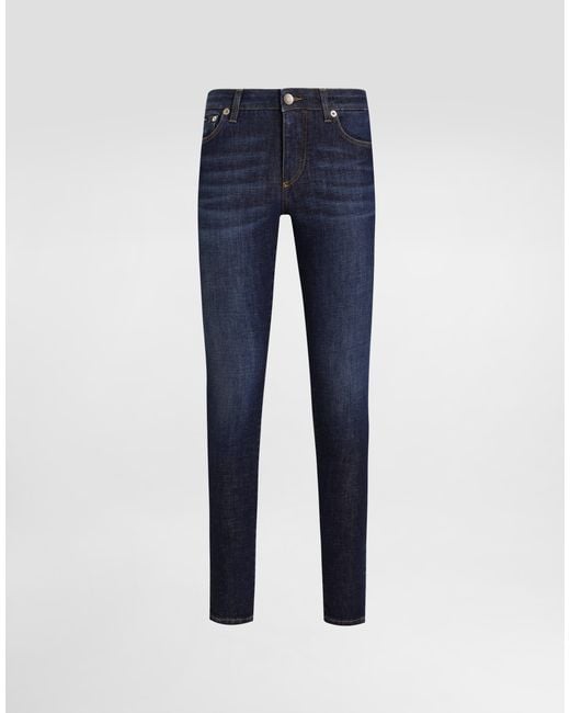 Dolce & Gabbana Blue Skinny Denim Jeans
