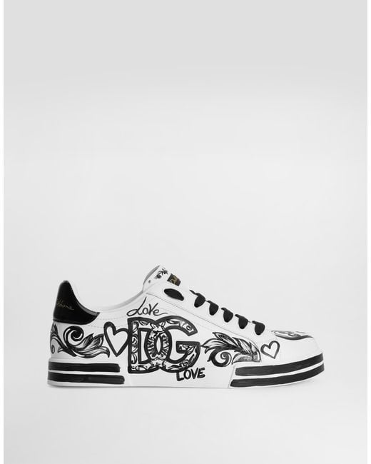 Dolce & Gabbana White Sneaker Bassa