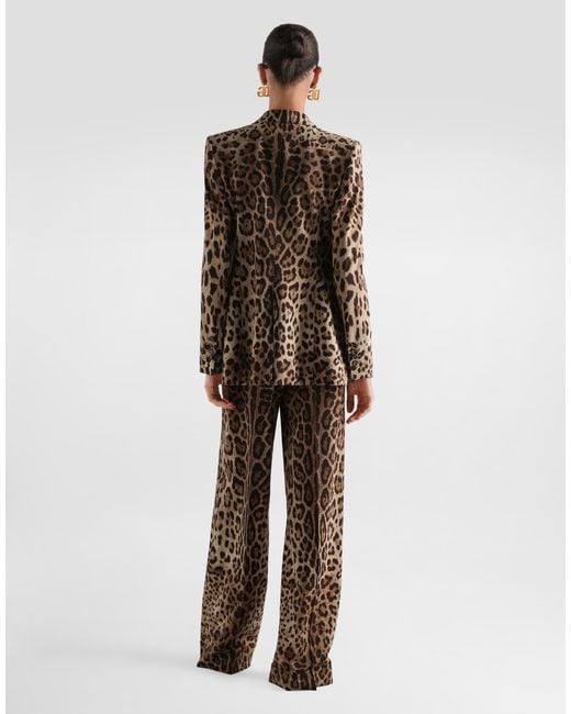 Dolce & Gabbana White Leo- Wool Vest