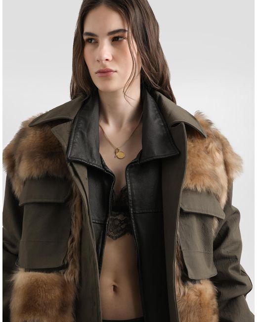 Dolce & Gabbana Brown Long Jacket