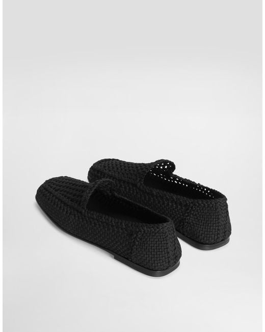 Dolce & Gabbana Black Pantofola for men