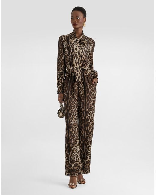 Dolce & Gabbana Multicolor Pajama Jumpsuit