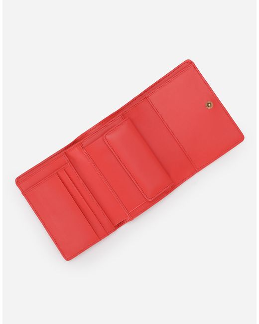 Dolce & Gabbana Pink Geldbörse French Flap Devotion