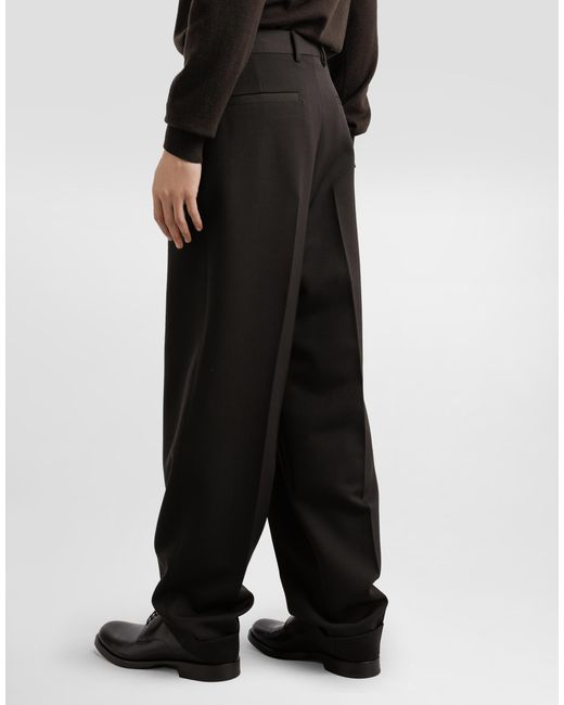 Dolce & Gabbana Black Pantalone for men