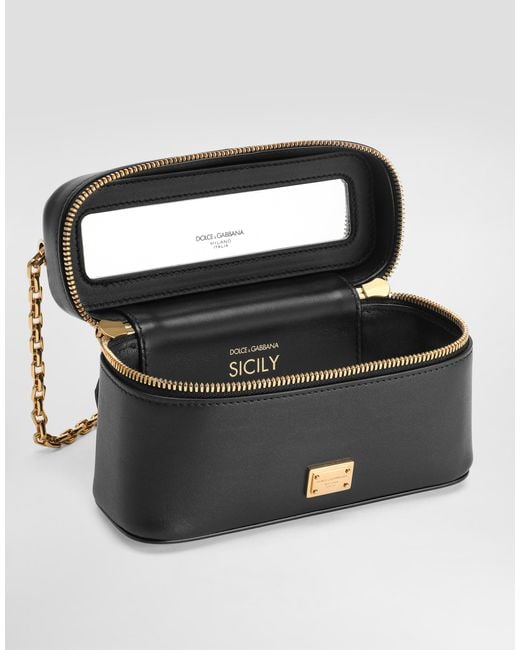 Dolce & Gabbana Black Umhängetasche Sicily