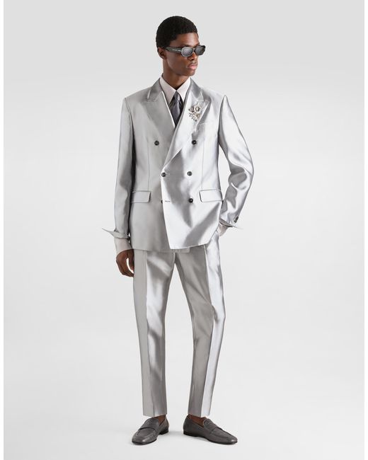 Dolce & Gabbana Gray Giacca for men