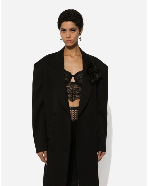 Dolce & Gabbana Black Cappotto