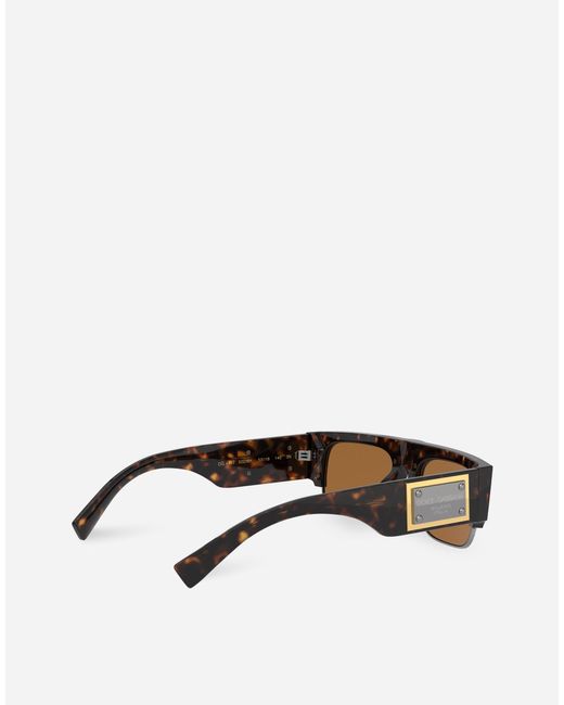 メンズ Dolce & Gabbana Logo Plaque Sunglasses Multicolor
