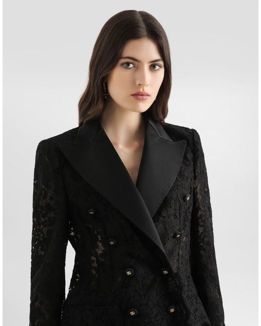 Dolce & Gabbana Black Double-Breasted Jacket