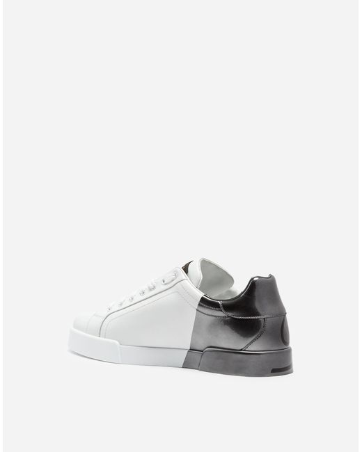 patent calfskin portofino sneakers