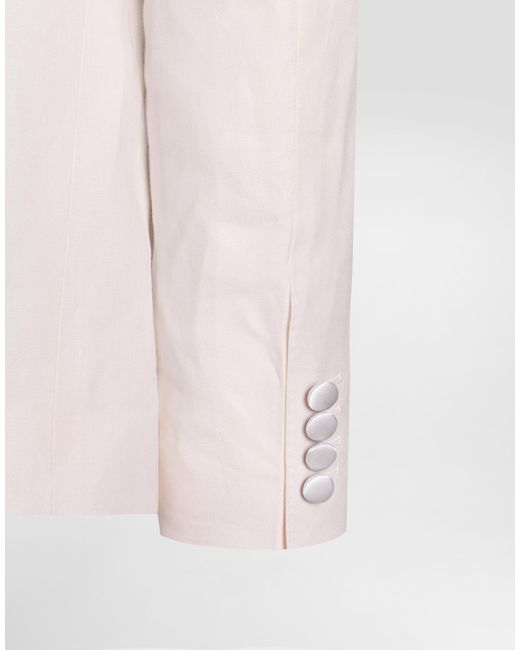Dolce & Gabbana Pink Double-Breasted Suit for men