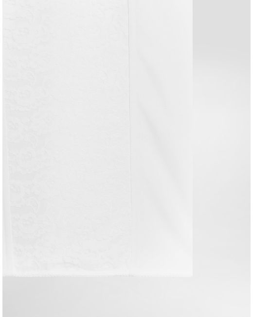 Dolce & Gabbana White Sheath Dress
