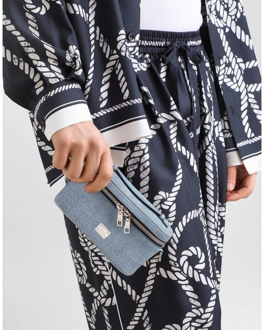 Dolce & Gabbana Blue Minibag-Cross Body for men
