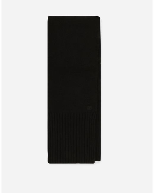 Dolce & Gabbana Black Schal Aus Kaschmir