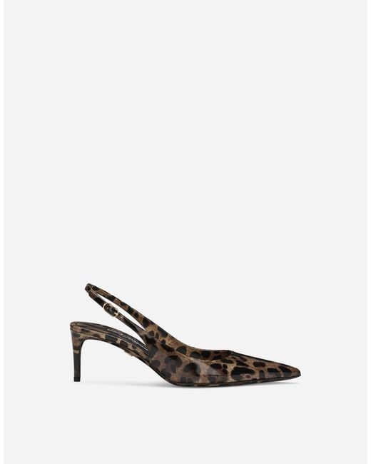 Dolce & Gabbana White Slingback