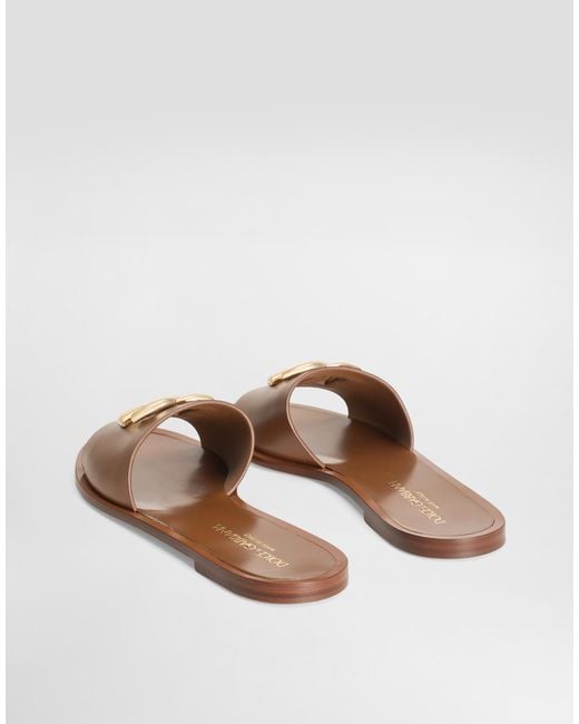 Dolce & Gabbana Flat Slippers White
